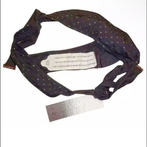 $210 Kensie Celebrity Sparkle Bikini Bottoms XSmall Gold Studs BEST OF CRUISE - Picture 11 of 16